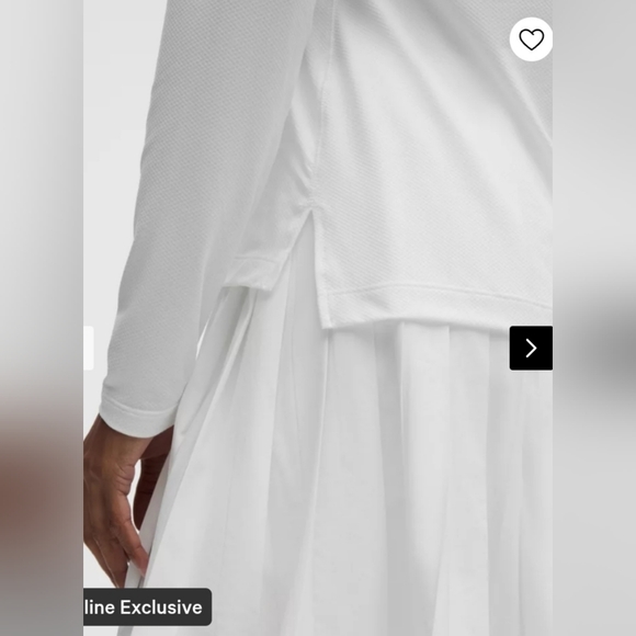 Lululemon Quick-Dry Long-Sleeve Polo ShirtStraight Hem size M - Picture 5 of 12